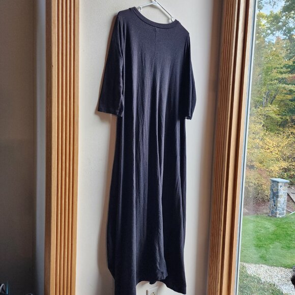 Zenana Premium Black Angled Long Tunic Jersey Size Large - Picture 12 of 16